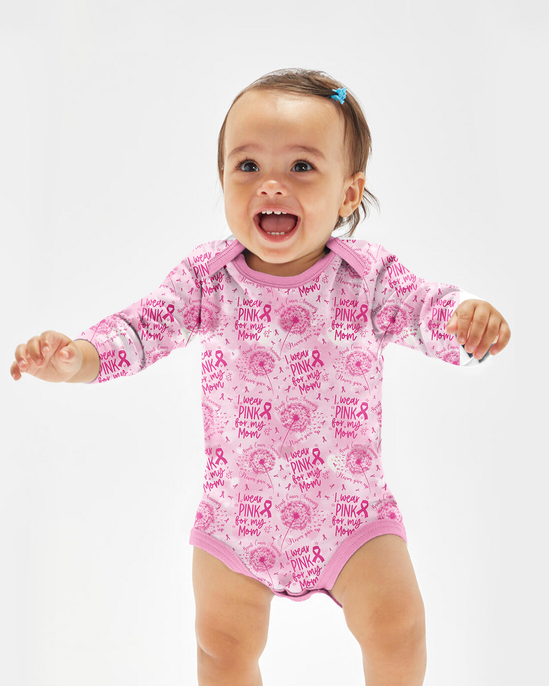 I Wear Pink For My Mom Bamboo Bodysuit