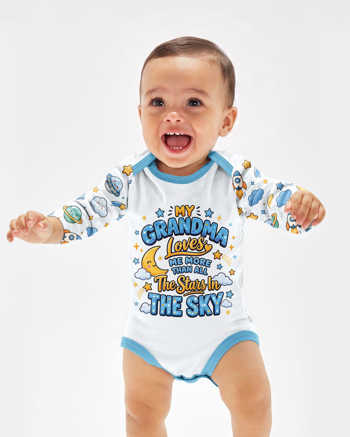 My Grandma Loves Me More Than All The Stars Bamboo Bodysuit