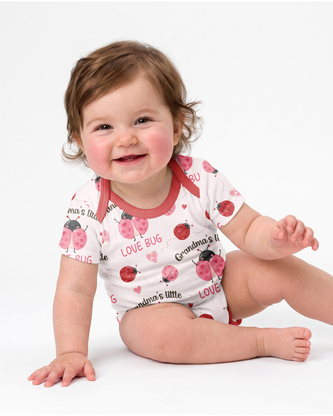 Grandma's Little Love Bug Bamboo Bodysuit