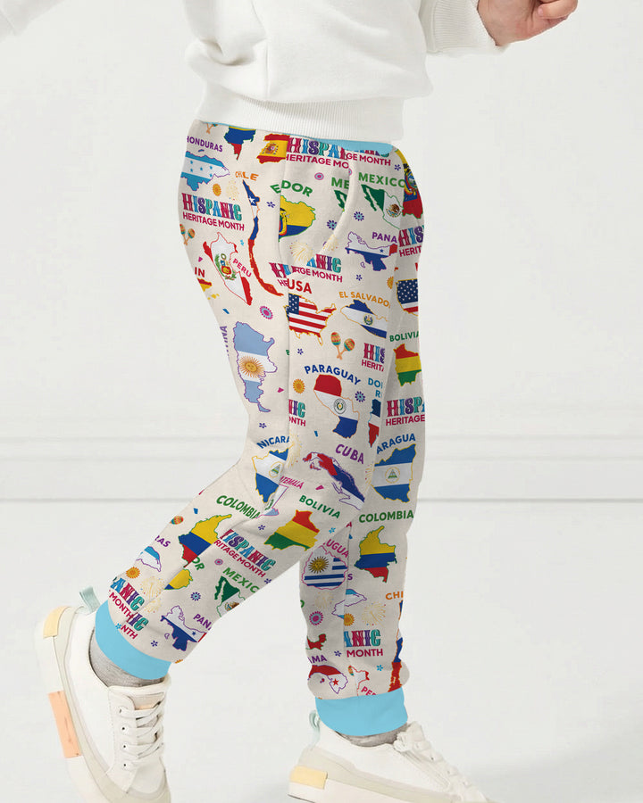 Hispanic Heritage Month Country Flags Bamboo Jogger