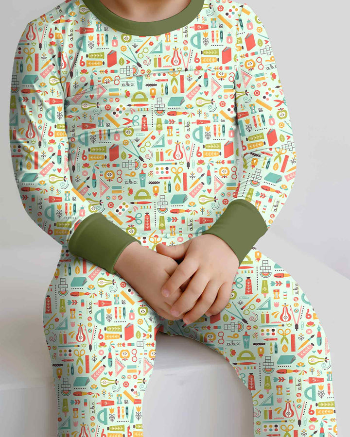 Creative Classroom Bamboo Two Piece Long Sleeve Pajama Set