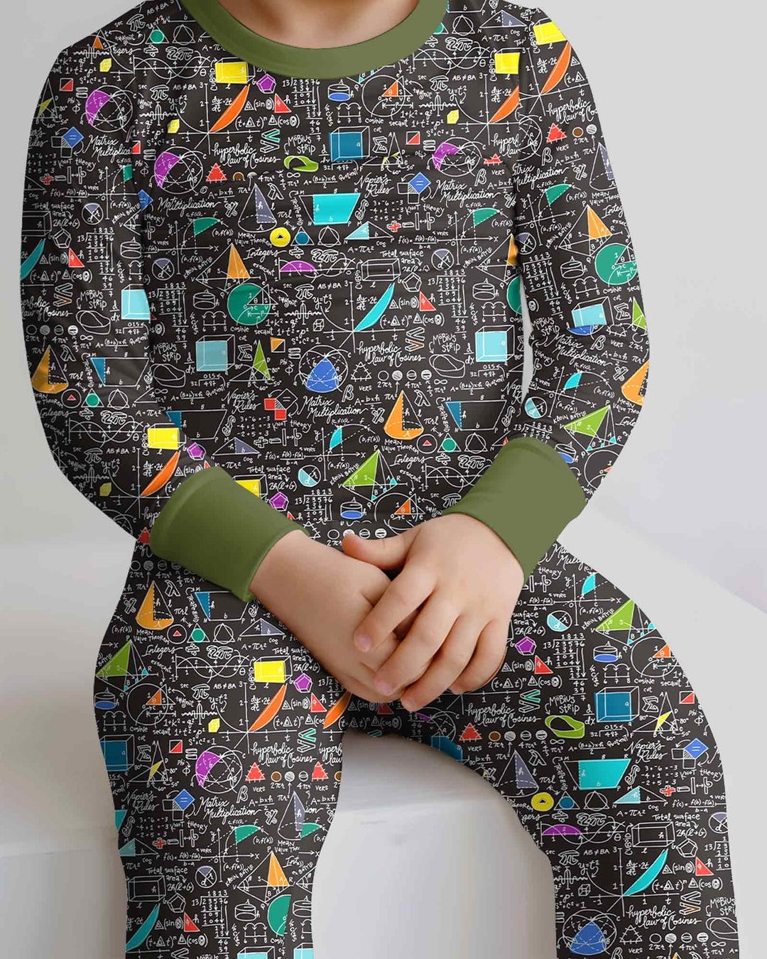 STEM Sketchbook Bamboo Two Piece Long Sleeve Pajama Set