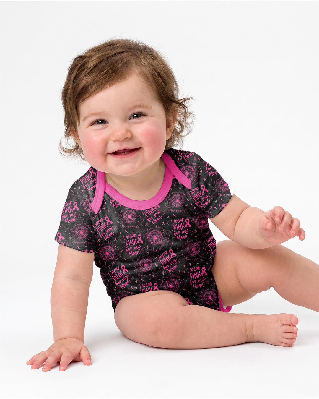 I Wear Pink For My Mom Bamboo Bodysuit