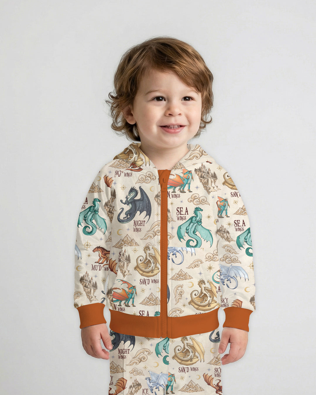 Elemental Dragons Bamboo Zip Hoodie