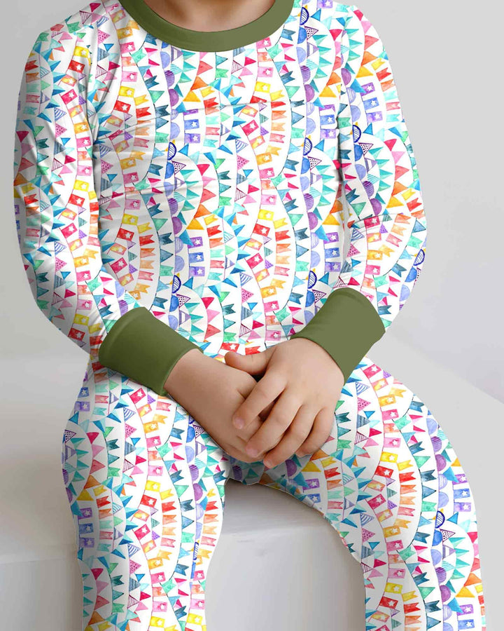 Celebrate Everyday Bamboo Two Piece Long Sleeve Pajama Set