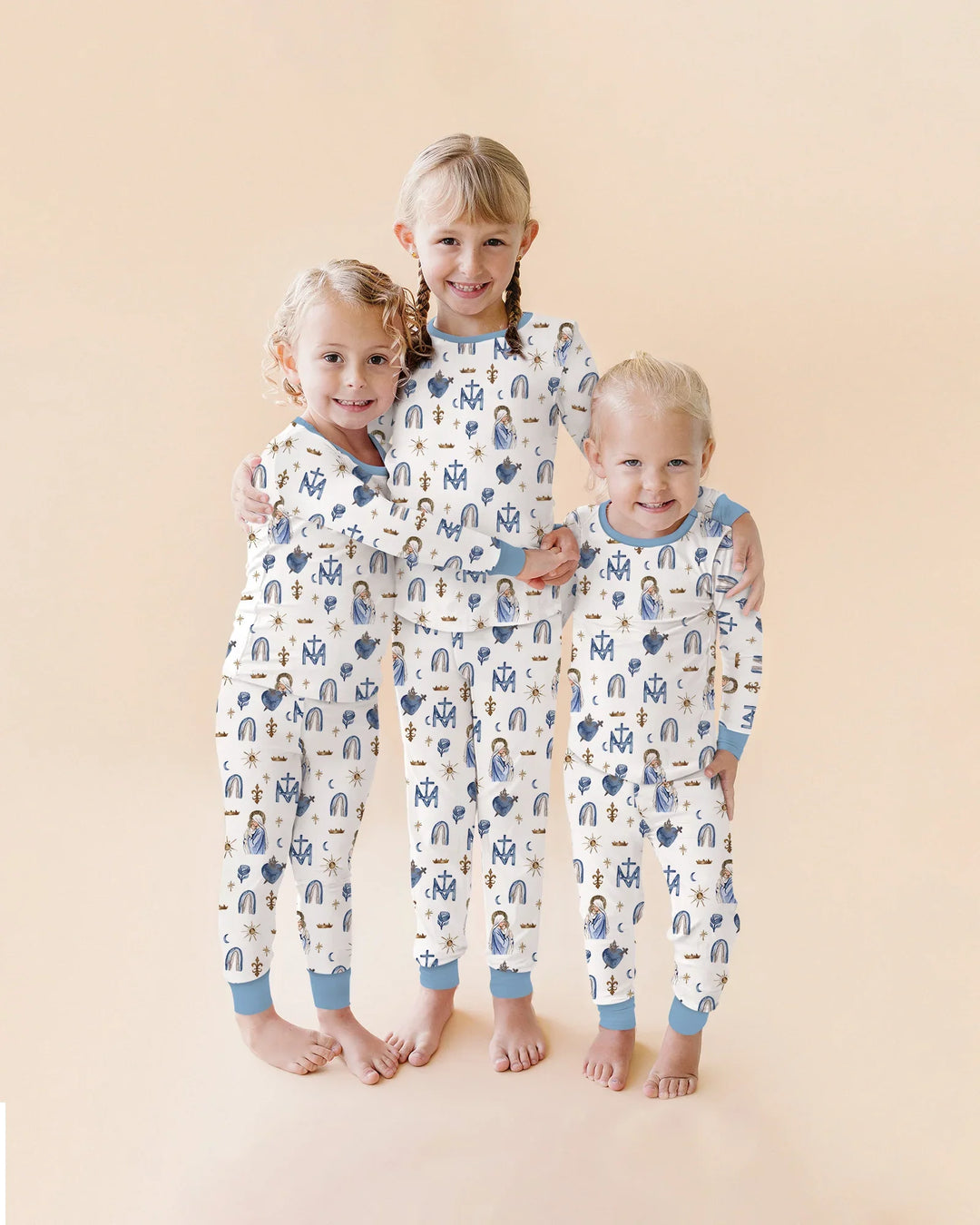 Little Ave Maria Bamboo Two Piece Long Sleeve Pajama Set