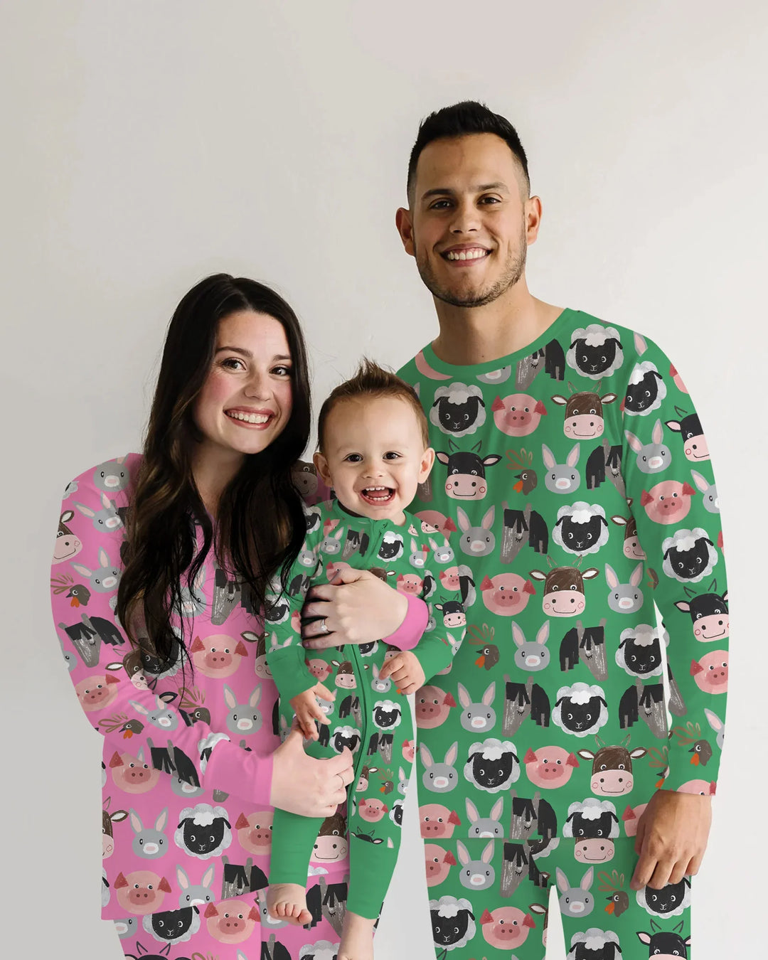 Farm Friends Family Matching Bamboo Convertible Zippy
