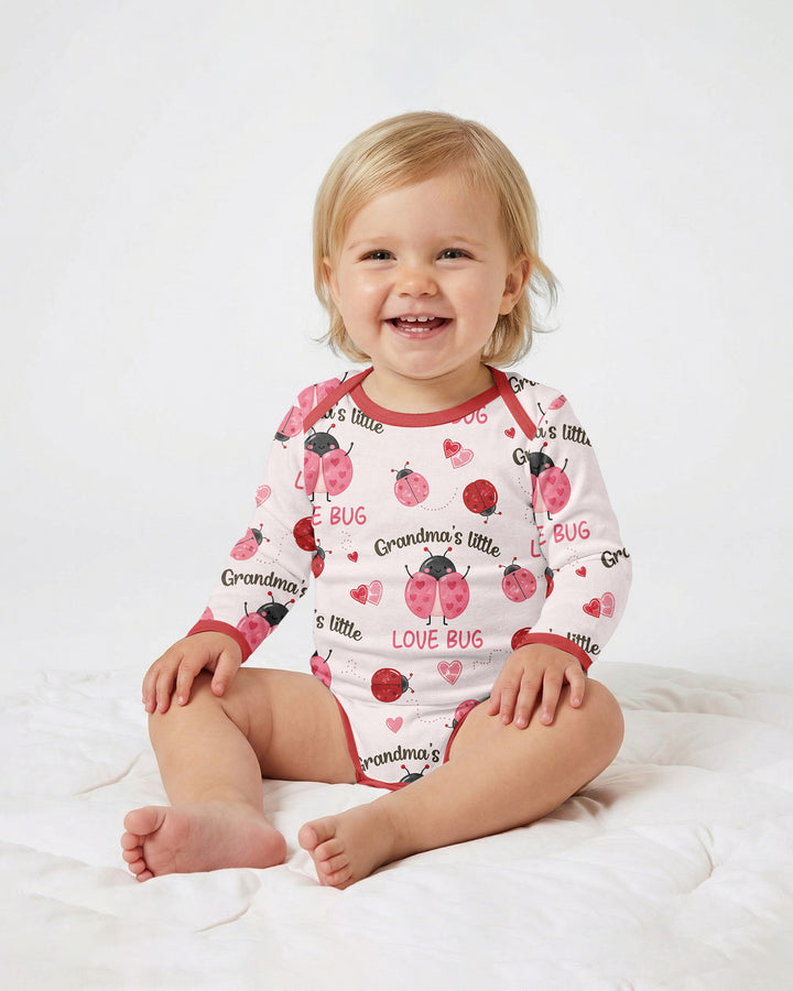 Grandma's Little Love Bug Bamboo Bodysuit