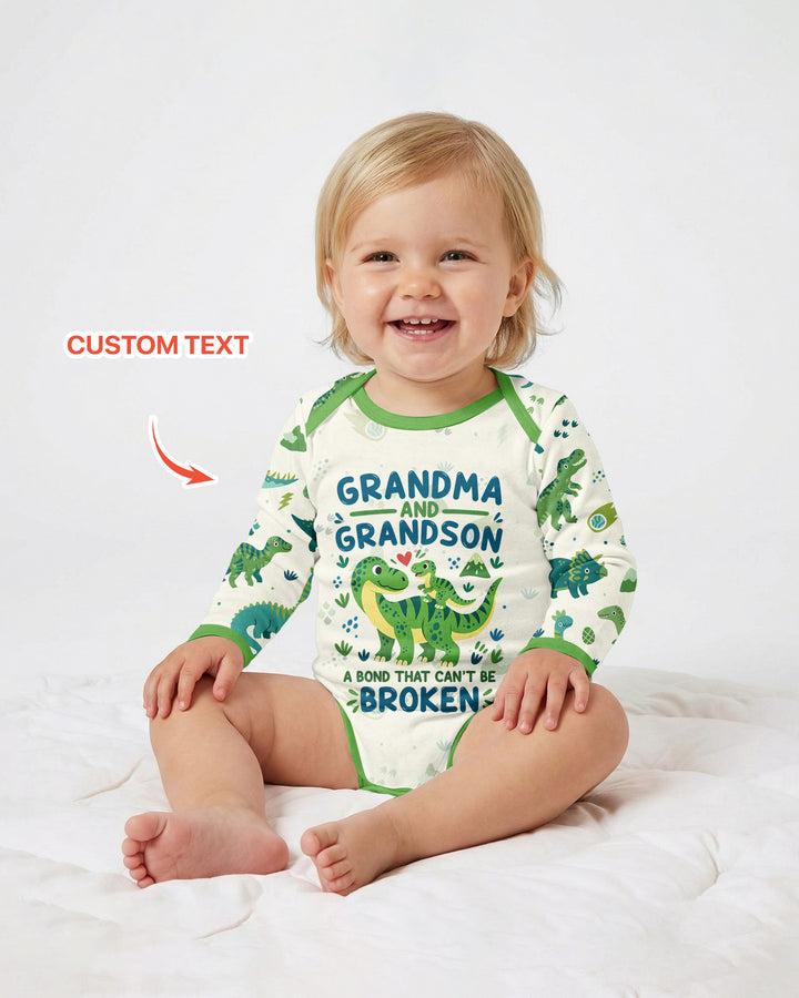 Personalized A Bond That Can't Be Broken Bamboo Bodysuit