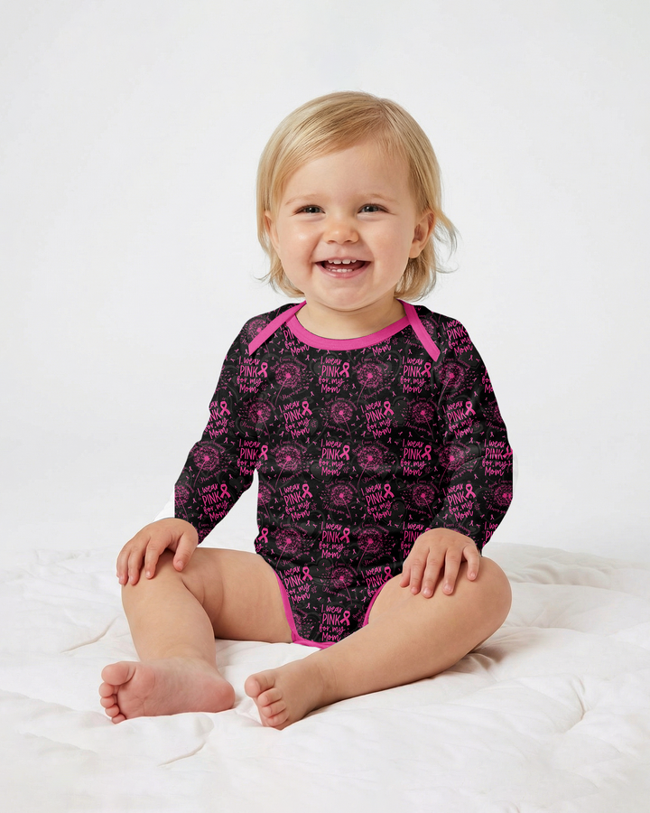 I Wear Pink For My Mom Bamboo Bodysuit