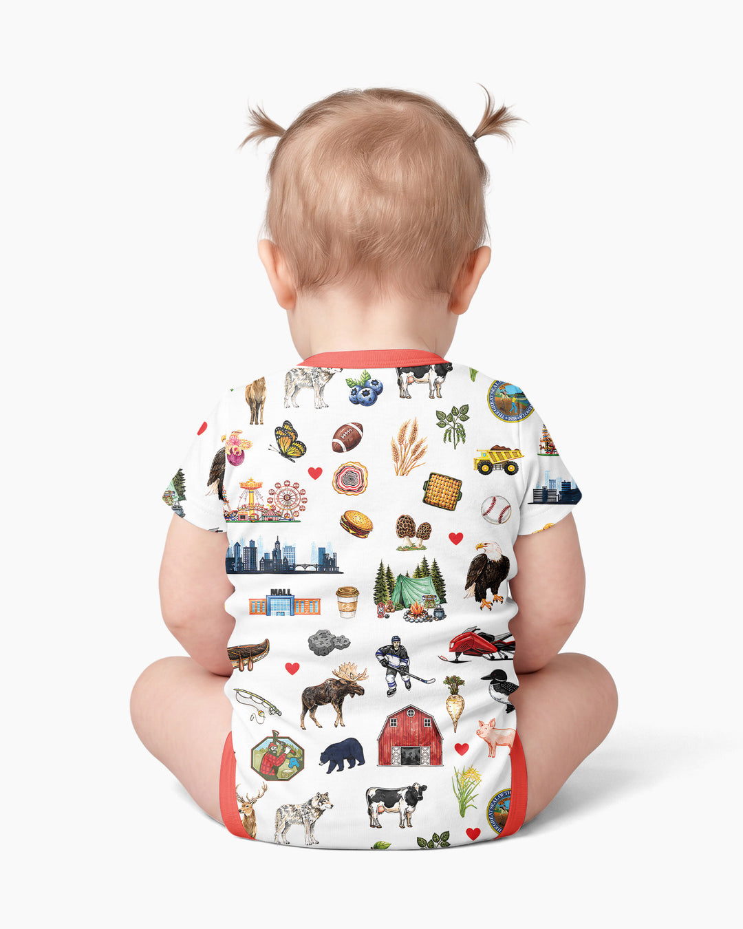 Minnesota Lover Family Matching Bamboo Bodysuit
