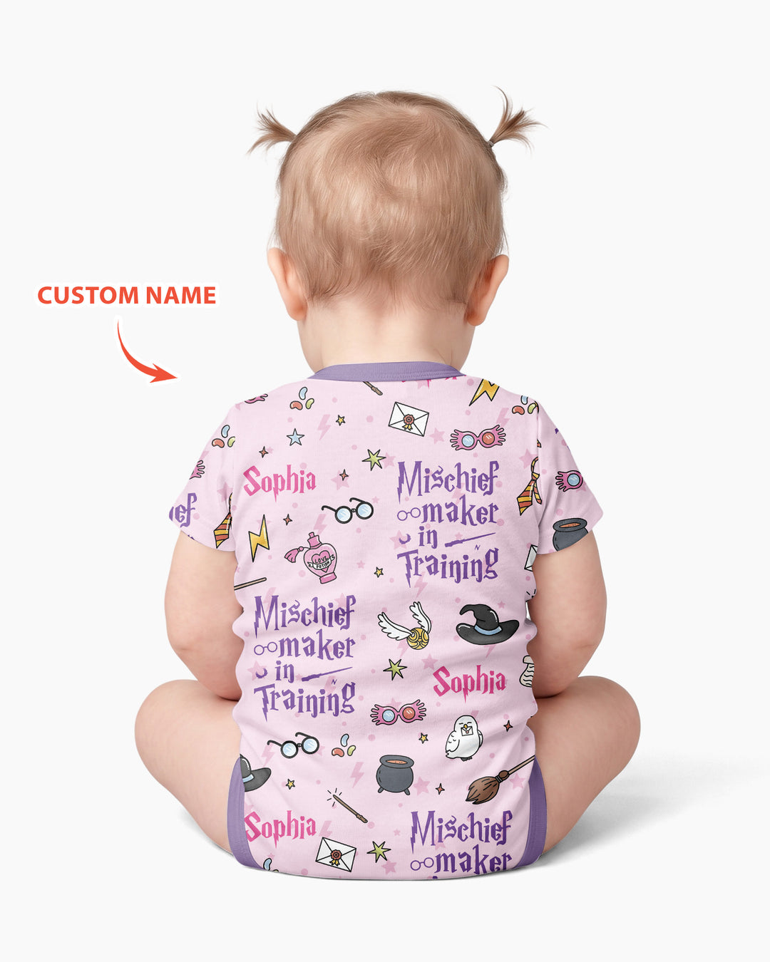 Custom Name Mischief Maker In Training Bamboo Bodysuit