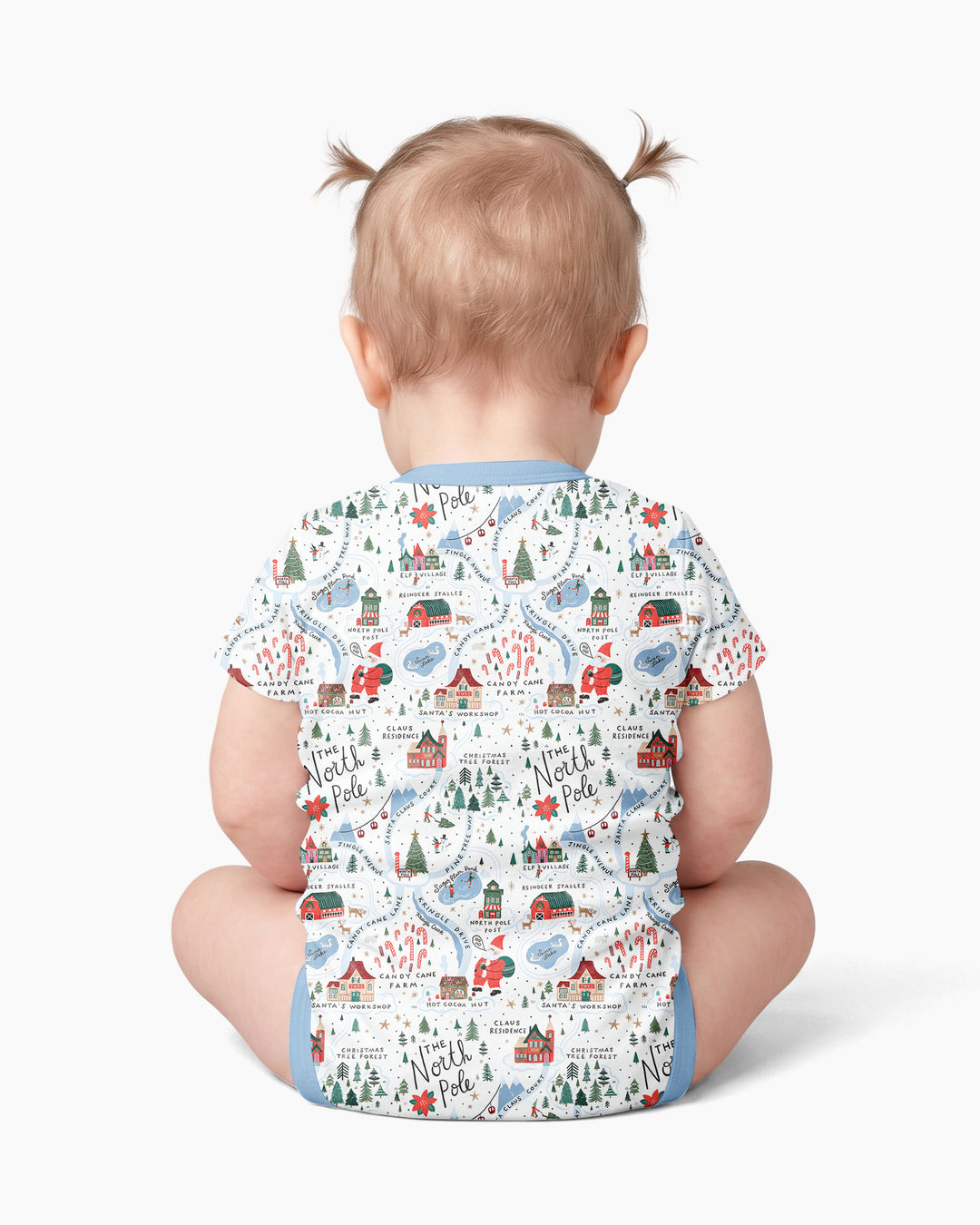 The North Pole Map Bamboo Bodysuit