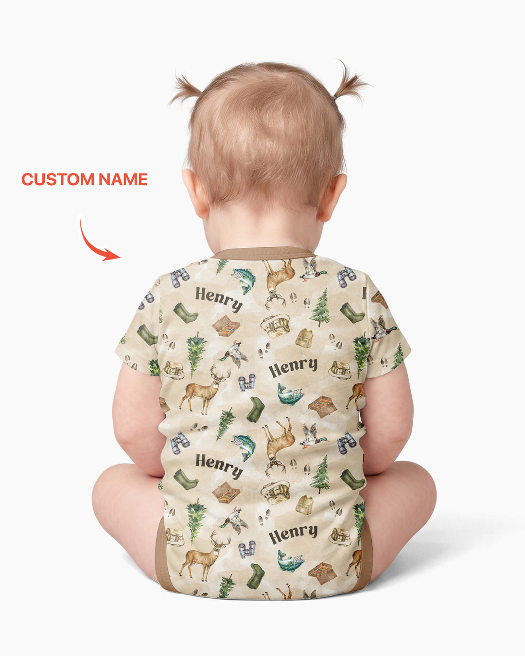 Personalized Funny Hunting  Bamboo Bodysuit