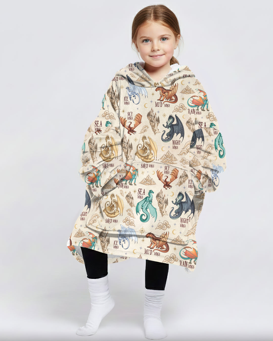 Elemental Dragons Bamboo Blanket Hoodie