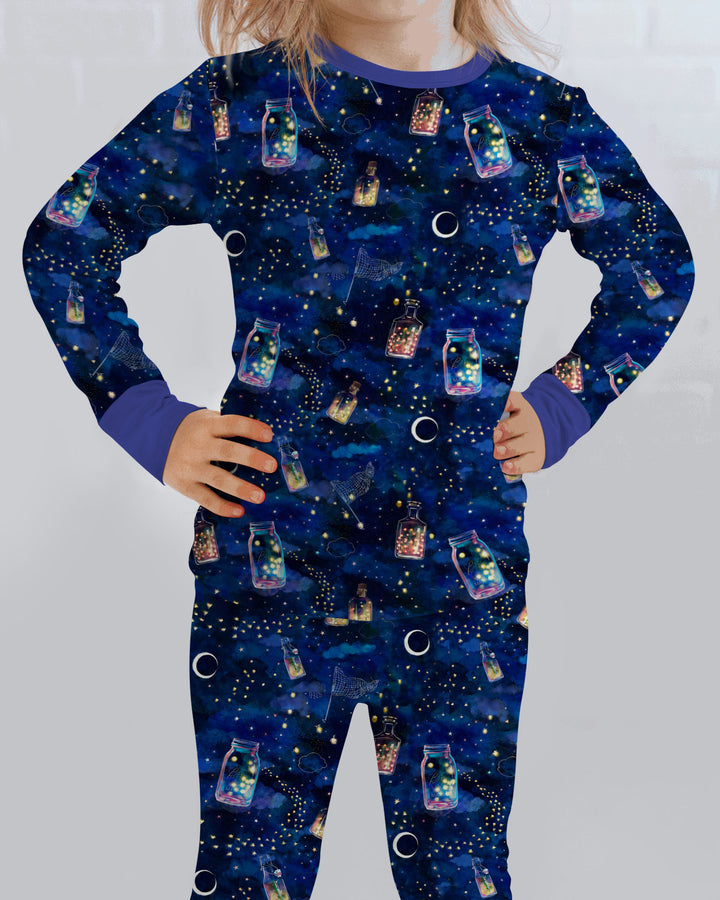 Template Bamboo Two Piece Long Sleeve Pyjamas Set