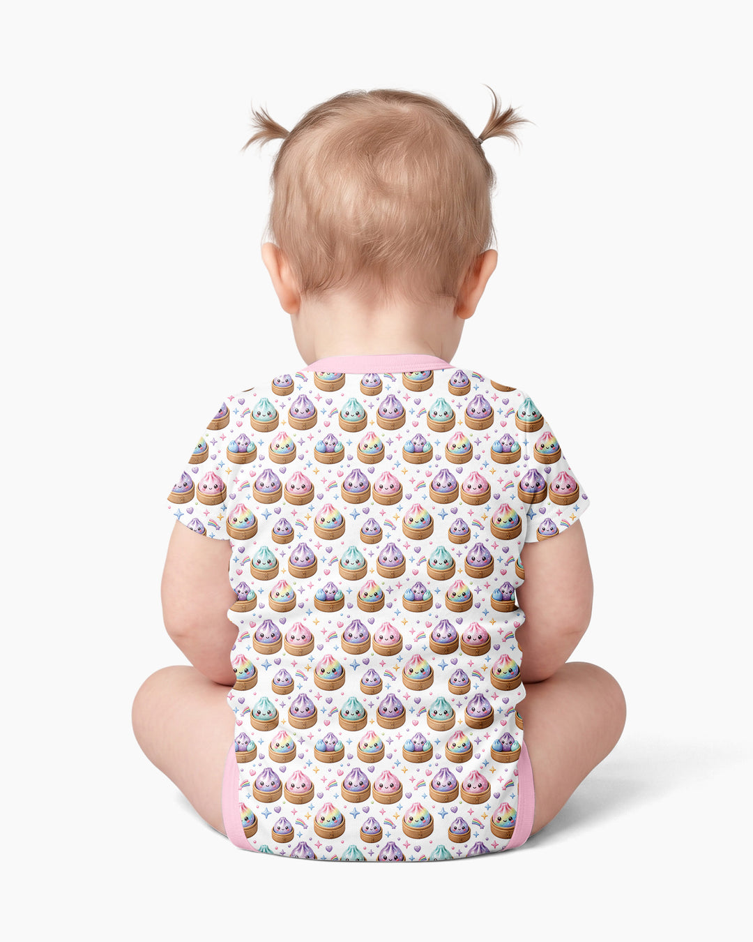 Cute Glitter Dumpling Bamboo Bodysuit