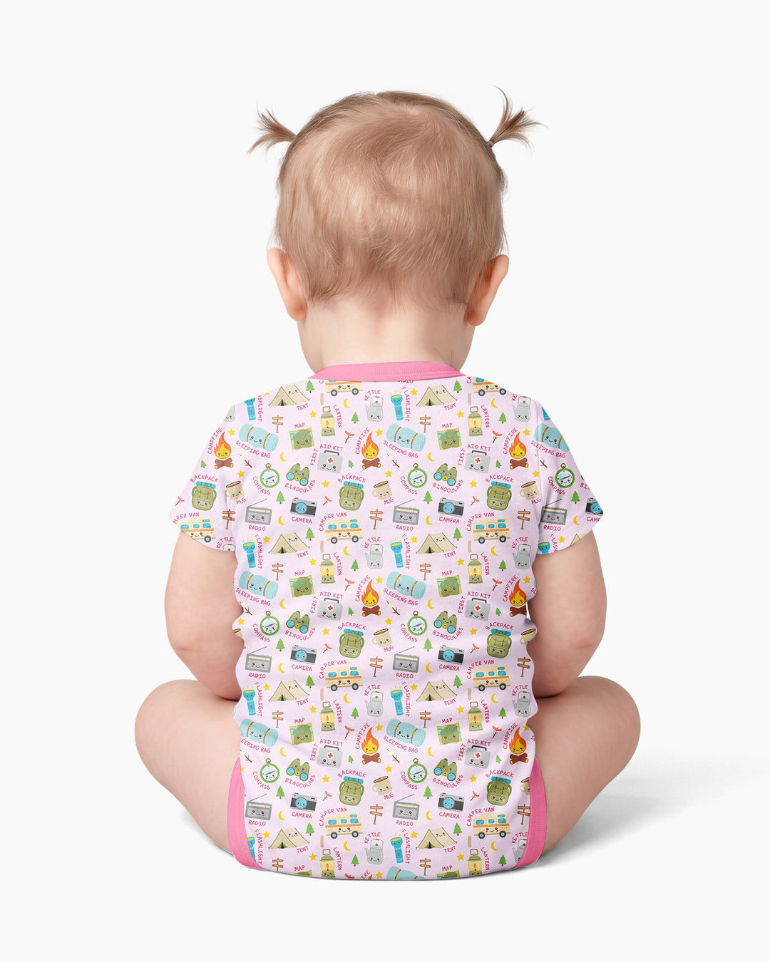 Little Camp Adventure Family Matching Bamboo Bodysuit