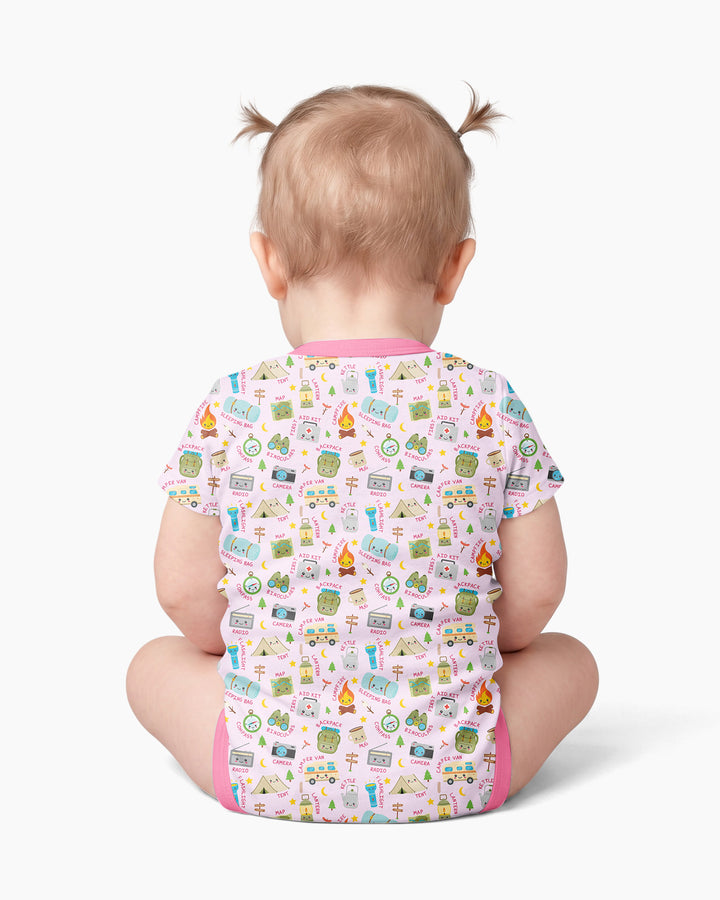 Little Camp Adventure Family Matching Bamboo Bodysuit