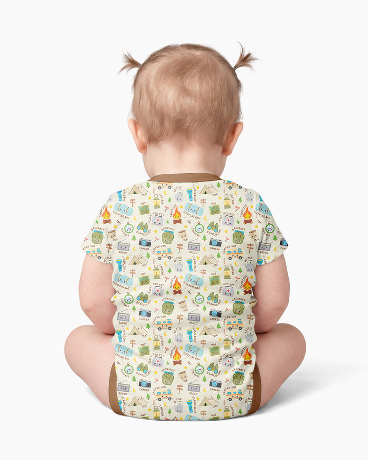 Little Camp Adventure Family Matching Bamboo Bodysuit