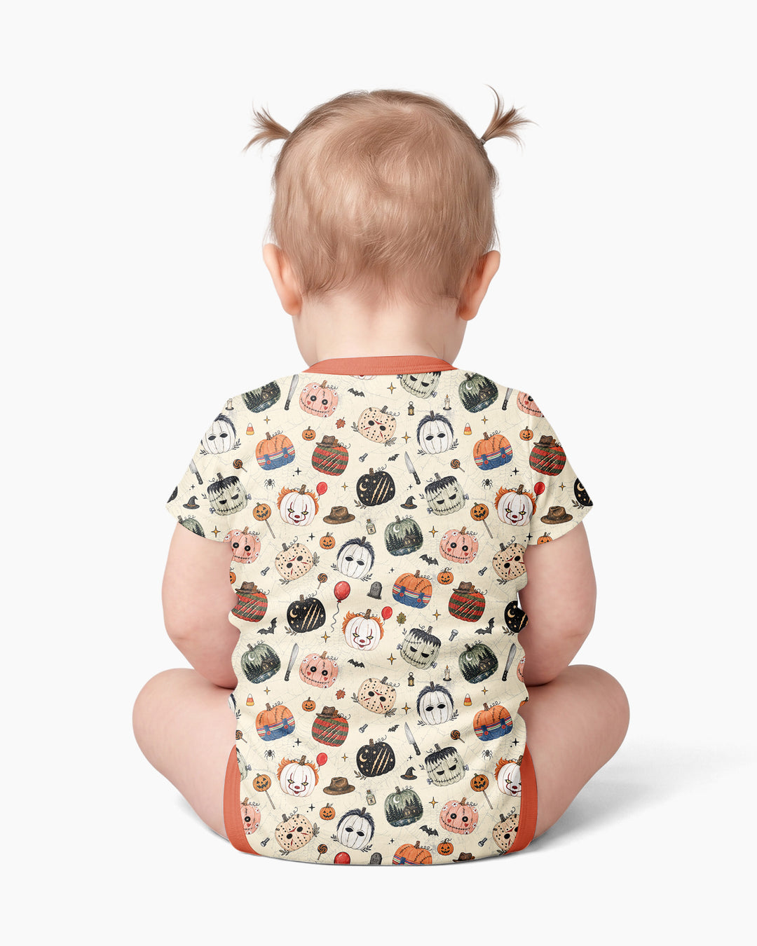 Horror Movie Pumpkins Bamboo Bodysuit