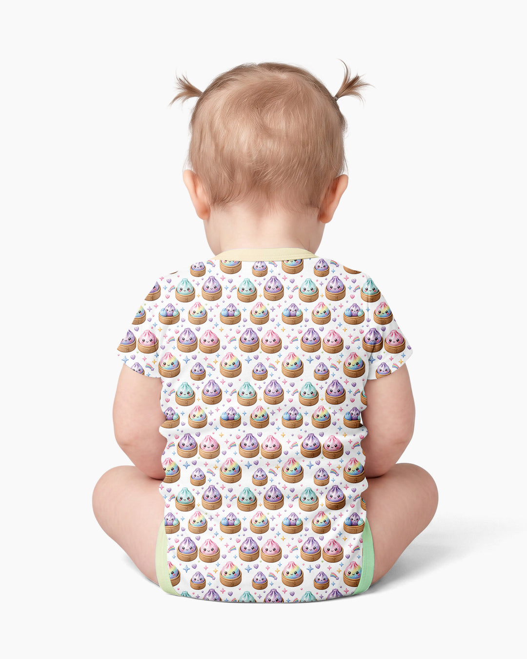 Cute Glitter Dumpling Bamboo Bodysuit