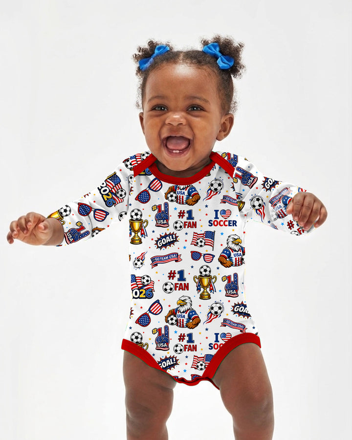 USA Soccer 2026 Party Bamboo Bodysuit