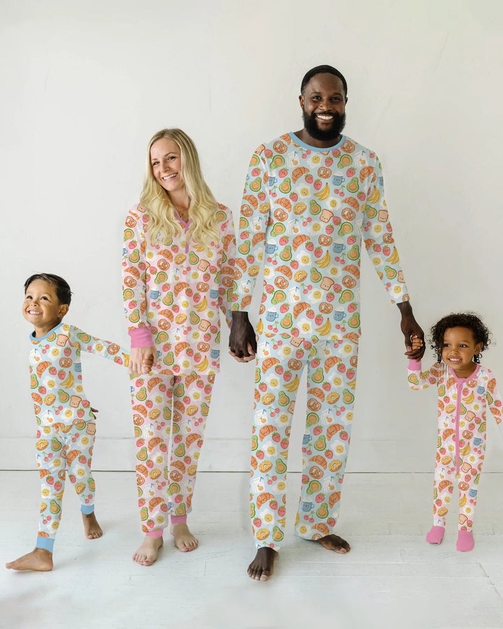 Breakfast Buddies Family Matching Bamboo Women Pajama Set