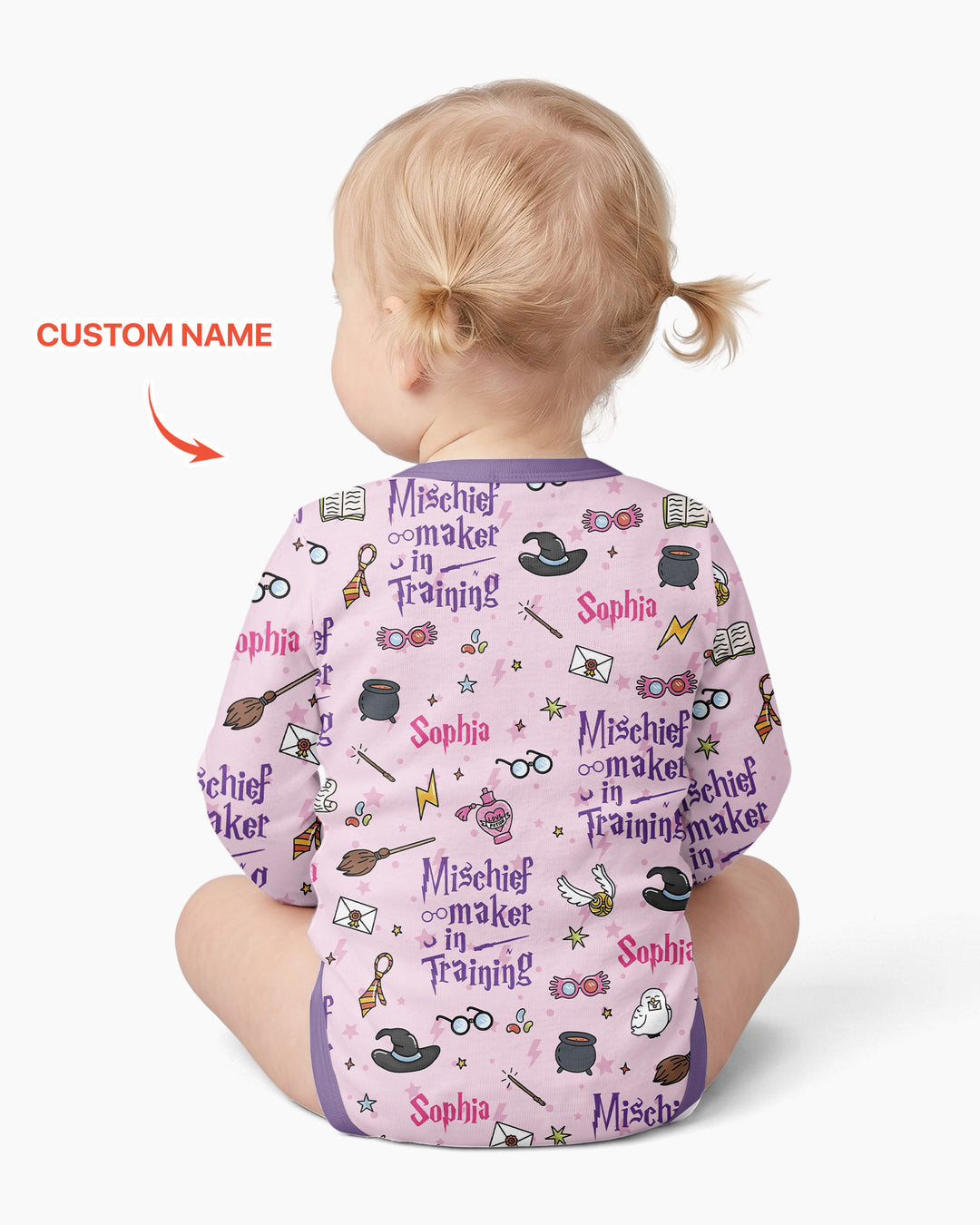 Custom Name Mischief Maker In Training Bamboo Bodysuit