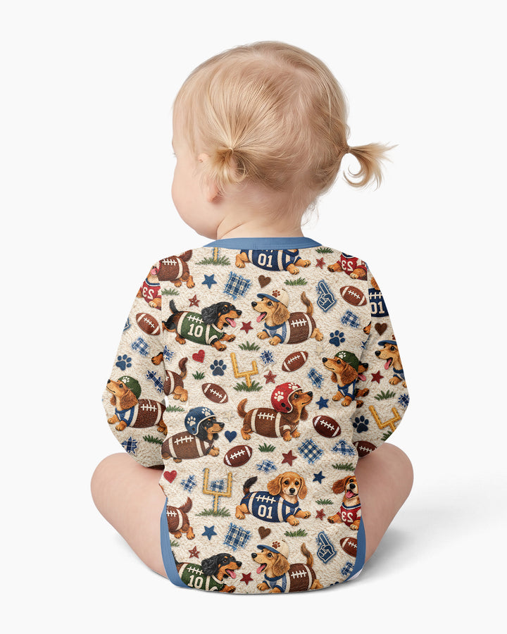 Football Doxie Squad Bamboo Bodysuit
