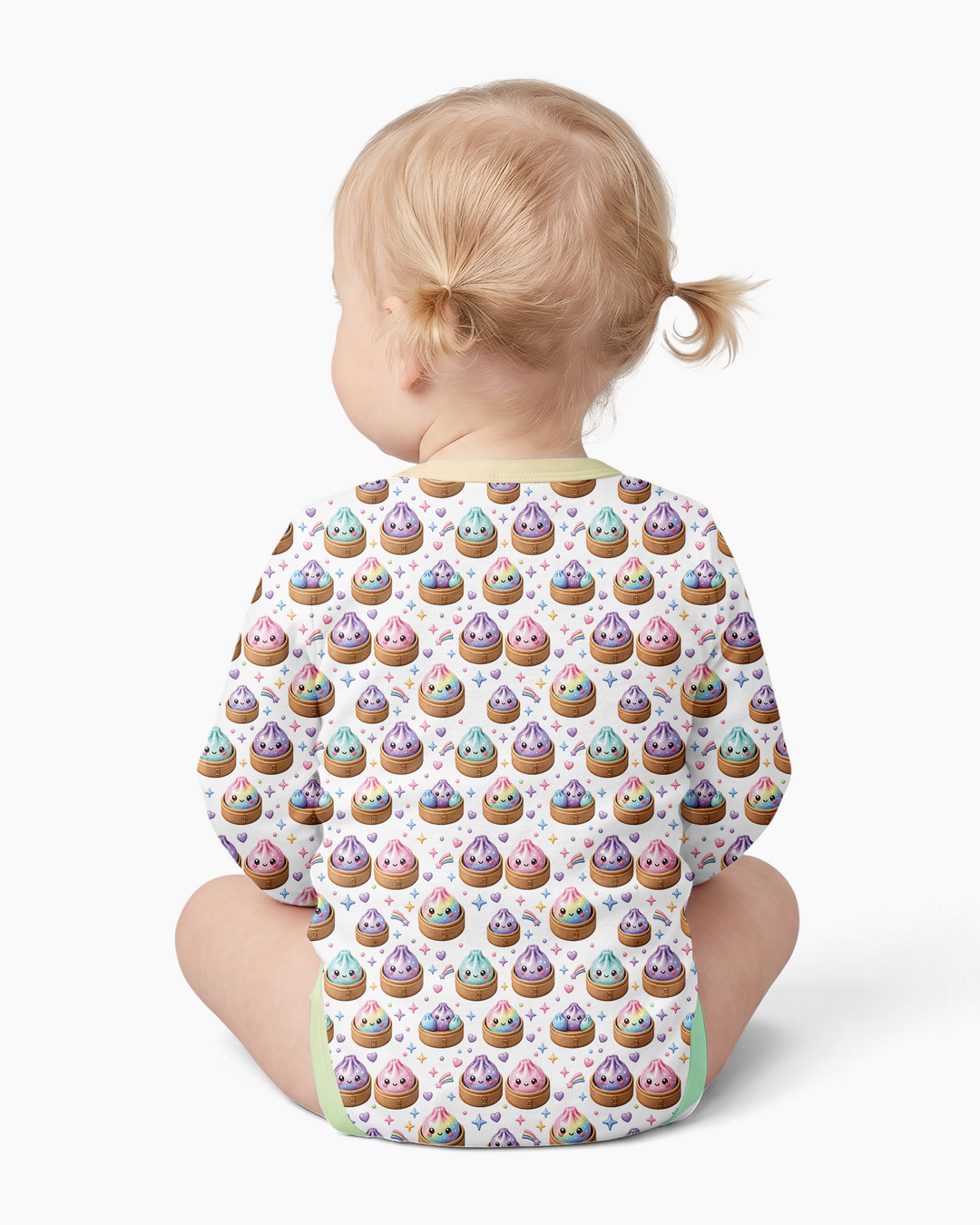 Cute Glitter Dumpling Bamboo Bodysuit