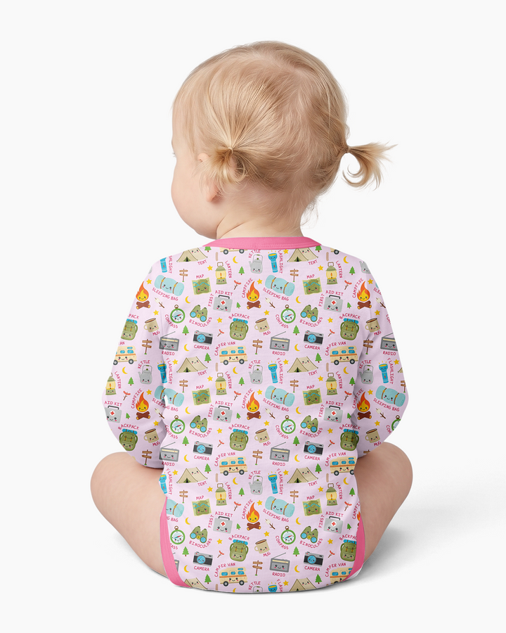 Little Camp Adventure Family Matching Bamboo Bodysuit