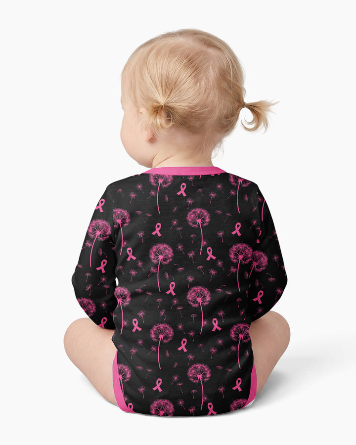 Dandelion Pink For Dad Bamboo Bodysuit