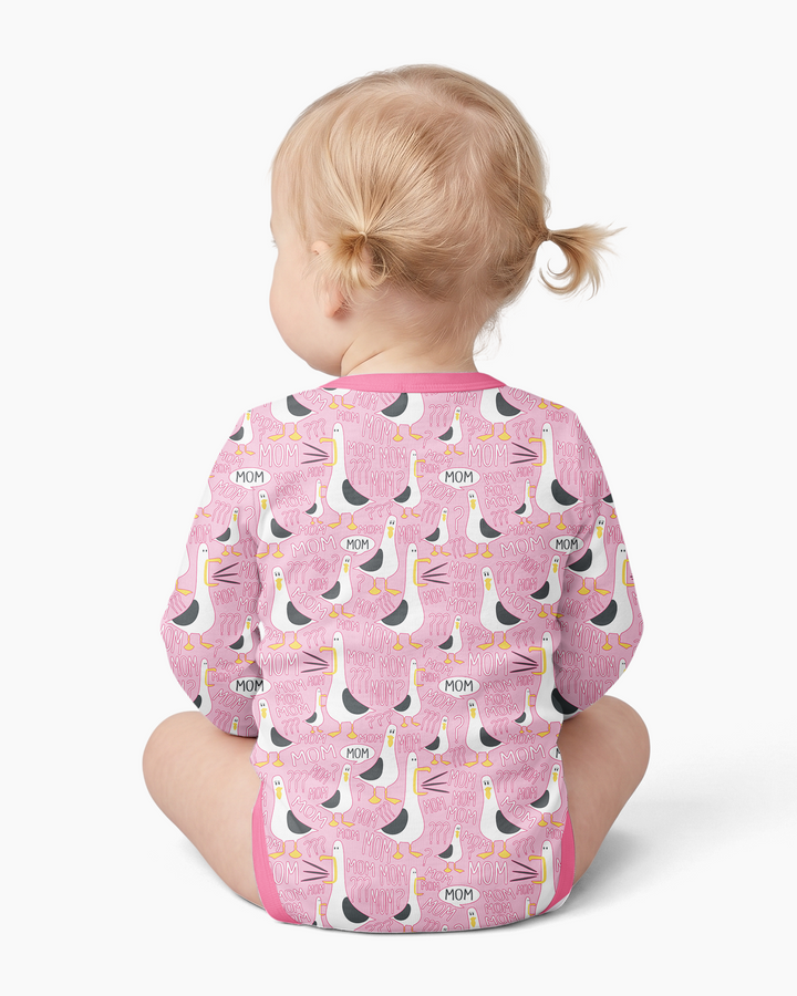 Funny Seagull MOM Bamboo Bodysuit