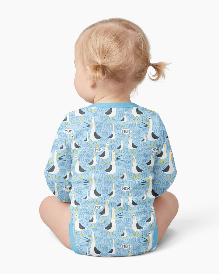 Funny Seagull MOM Bamboo Bodysuit