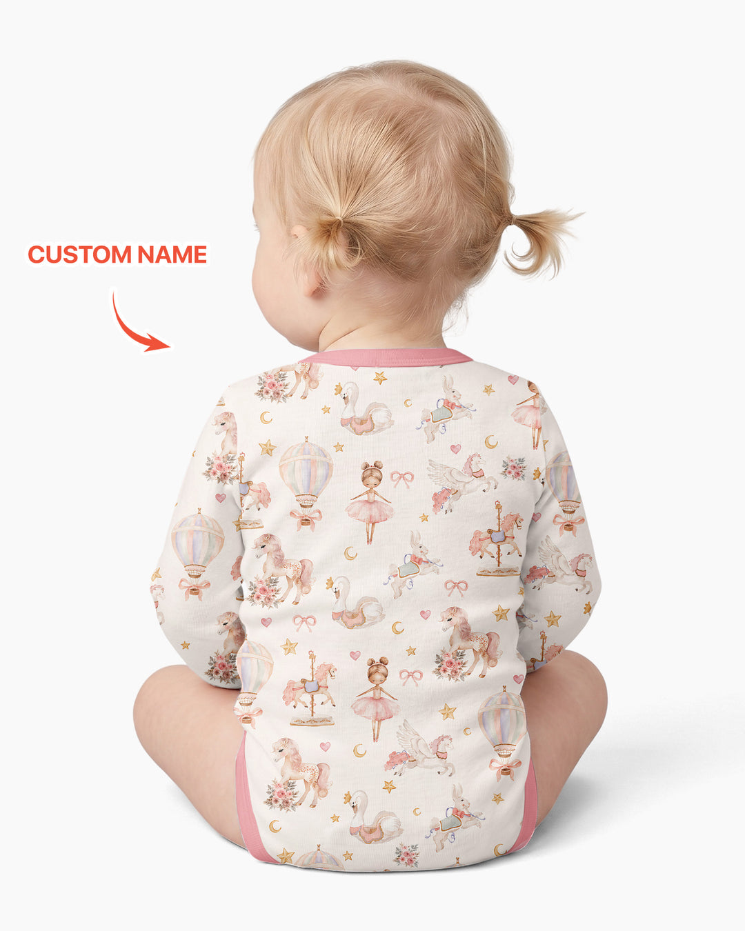 Custom Name When I Wake Up Girly Birthday Bamboo Bodysuit