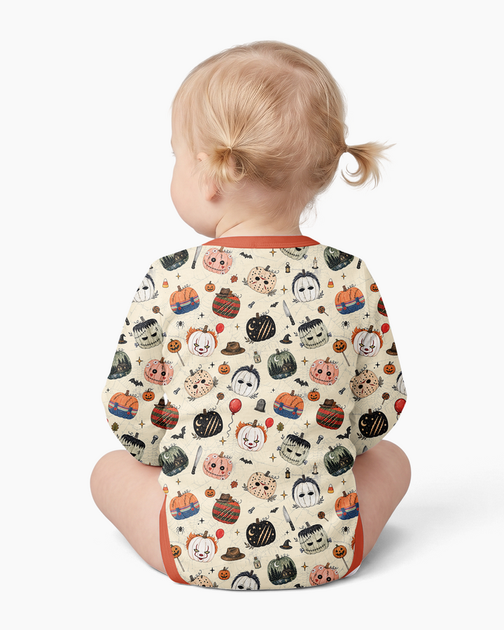 Horror Movie Pumpkins Bamboo Bodysuit