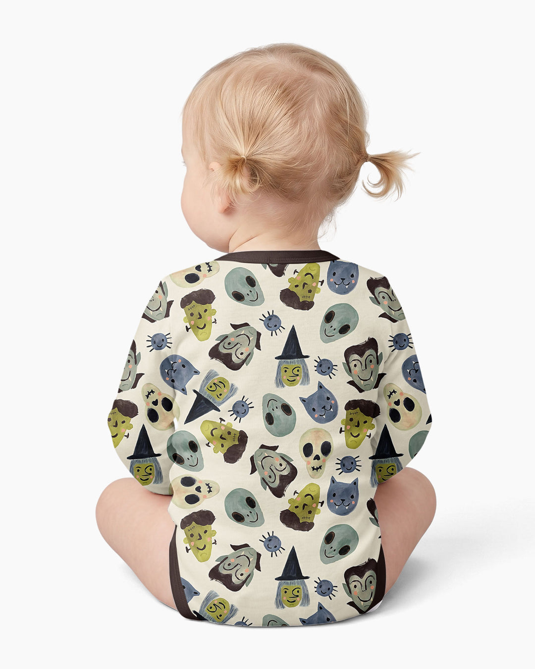 Halloween Face Bamboo Bodysuit