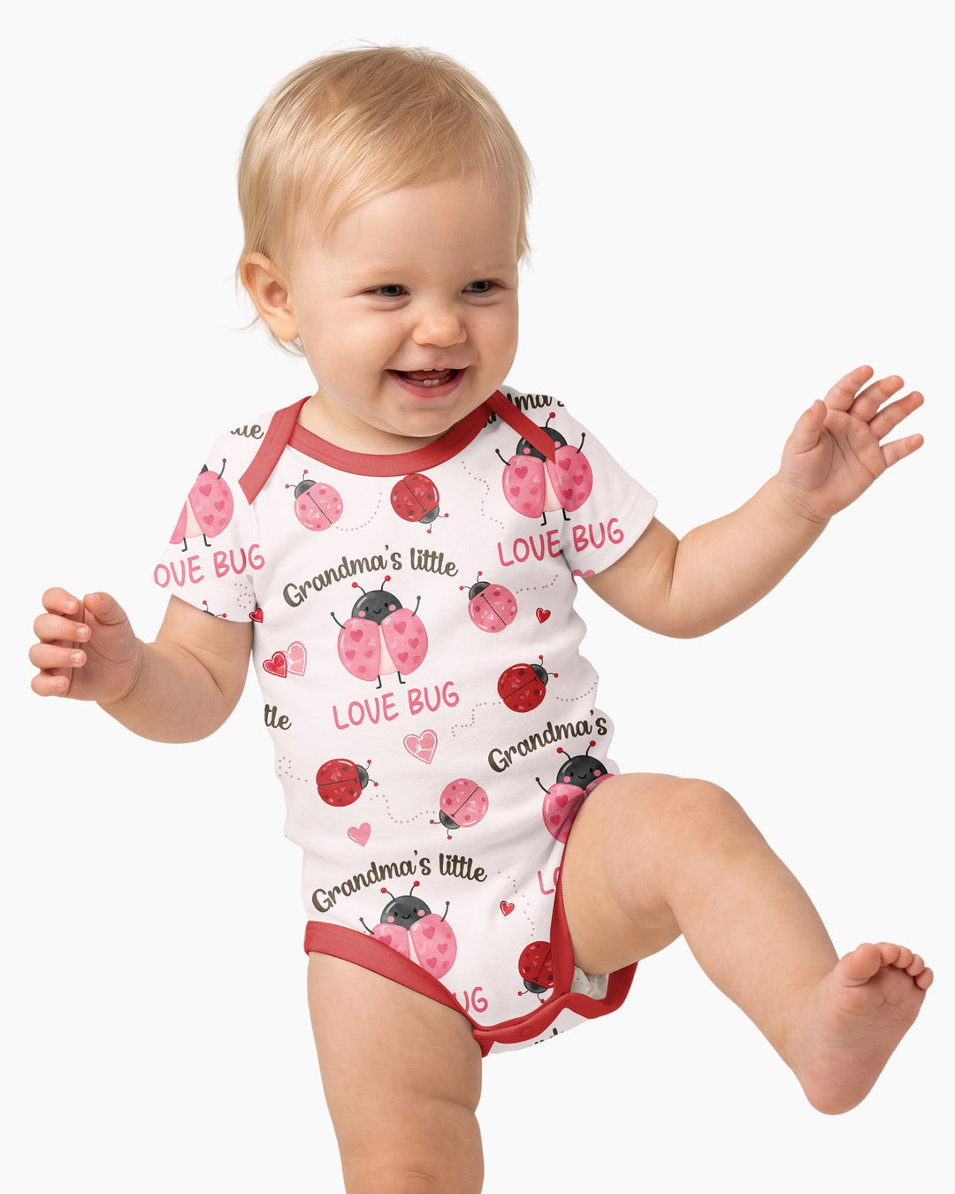 Grandma's Little Love Bug Bamboo Bodysuit