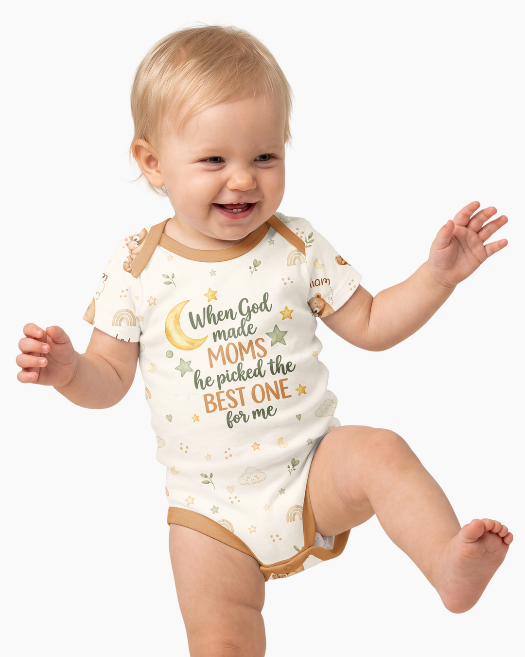 When God Made Moms Bamboo Bodysuit