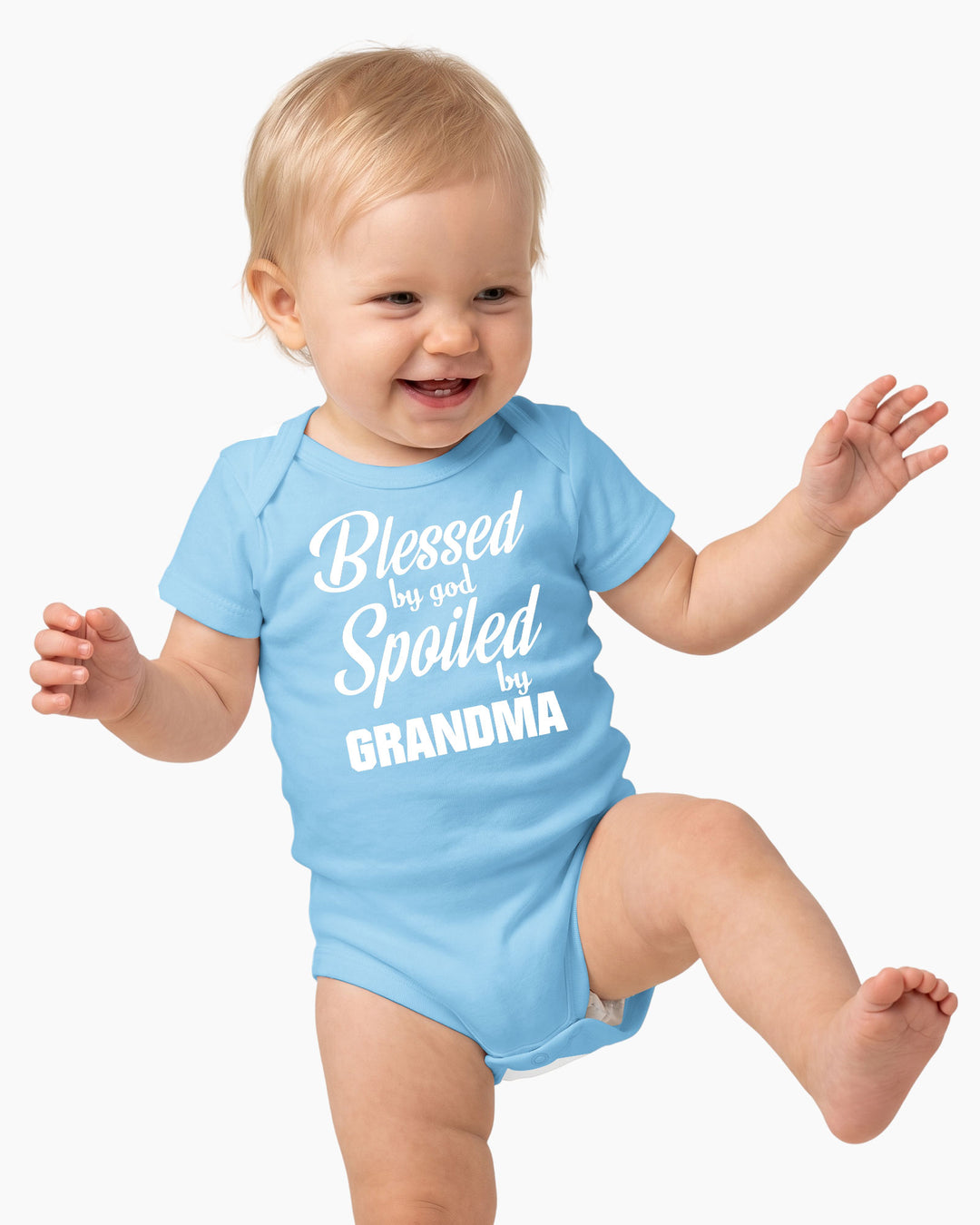 Blessed By God, Spoiled By Grandma Bamboo Bodysuit