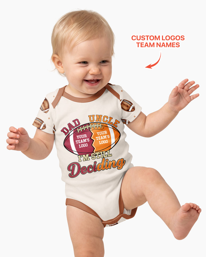 I'm Still Deciding House Divided - Upload Two Team Logo Bamboo Bodysuit