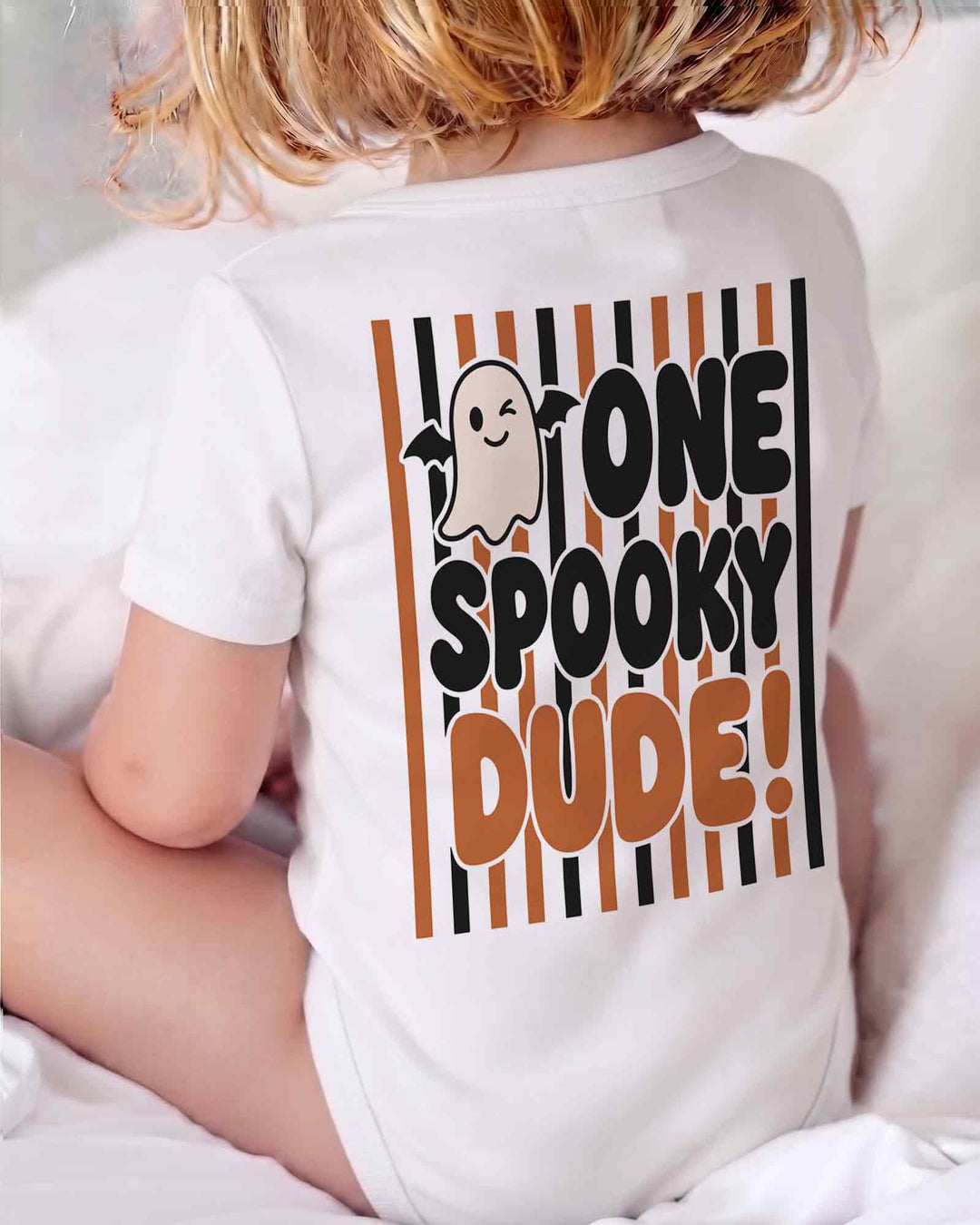 Personalized One Spooky Dude Bamboo Bodysuit