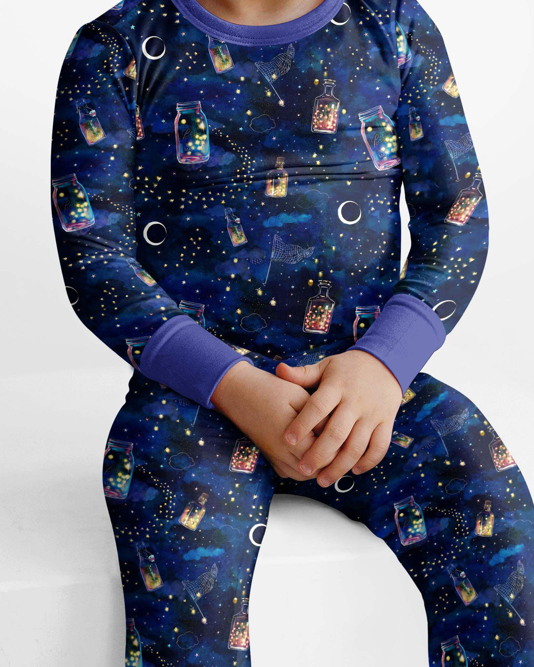 Template Bamboo Two Piece Long Sleeve Pyjamas Set