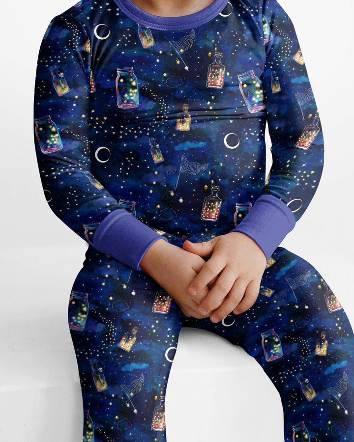 Template Bamboo Two Piece Long Sleeve Pyjamas Set