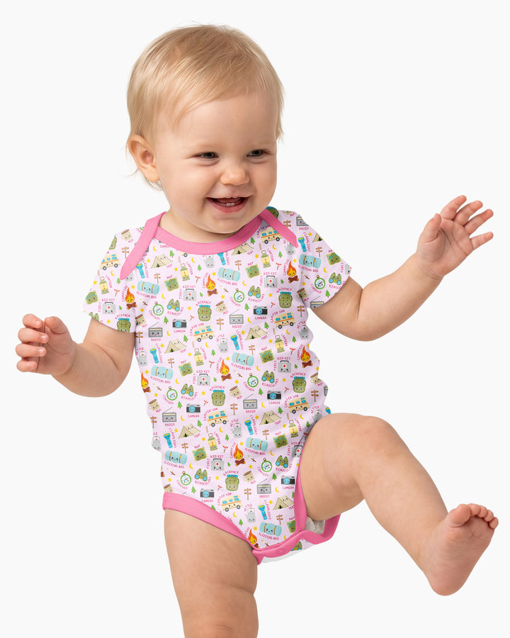 Little Camp Adventure Family Matching Bamboo Bodysuit