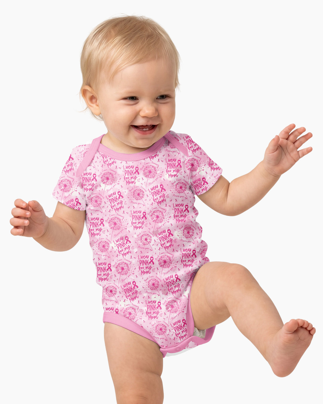 I Wear Pink For My Mom Bamboo Bodysuit
