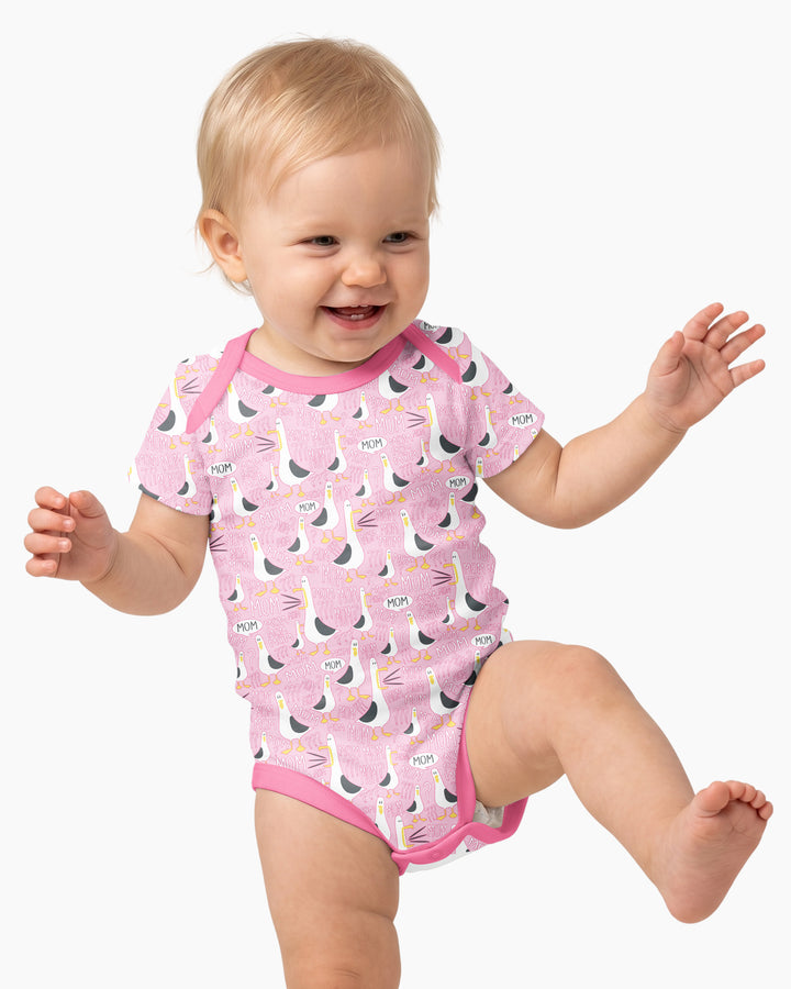 Funny Seagull MOM Bamboo Bodysuit