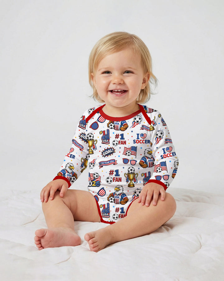 USA Soccer 2026 Party Bamboo Bodysuit