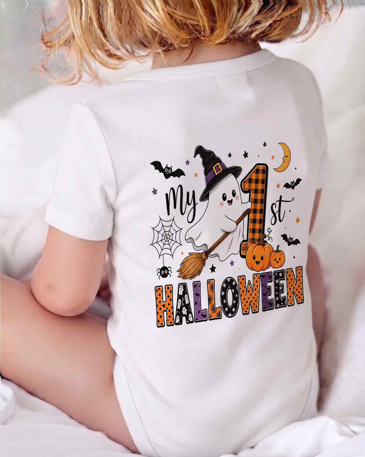 Personalized My 1st Halloween Bamboo Bodysuit